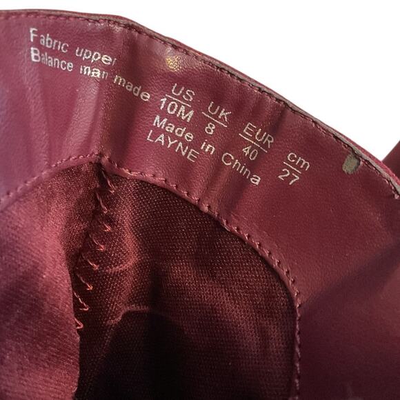 Carlos by Carlos Santana Western Ankle Boots Women's 10M Red Burgundy Floral - Picture 13 of 13